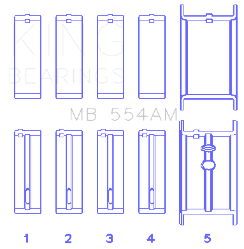 King Engine Bearings MB554AM