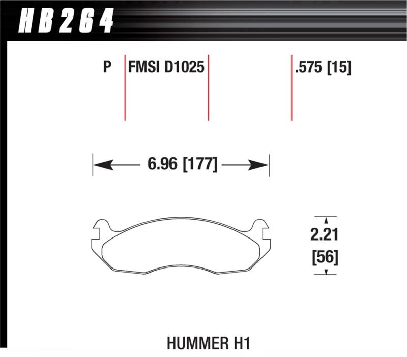 Hawk Performance HB264P.575