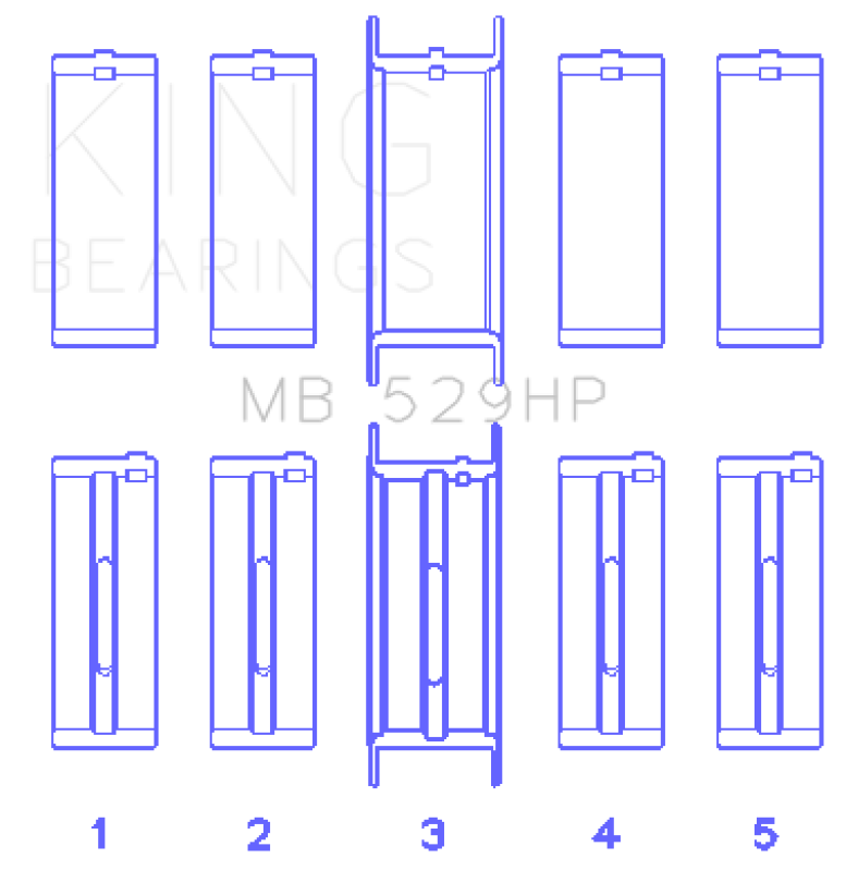 King Engine Bearings MB529HPSTDX