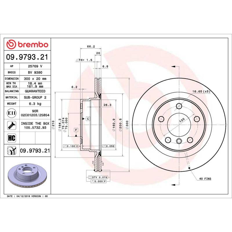 Brembo OE 09.9793.21