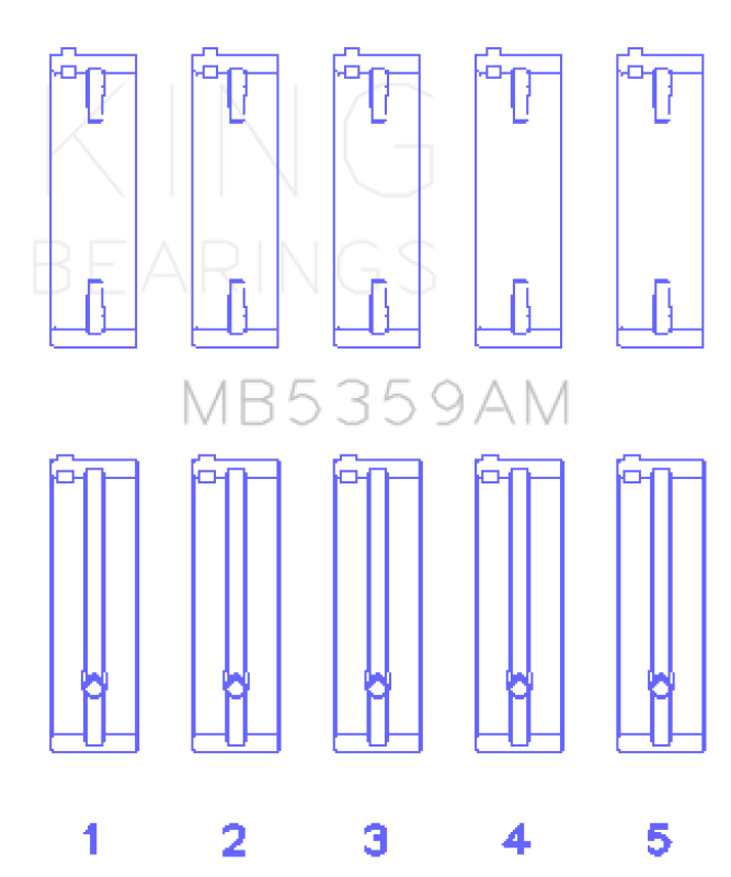 King Engine Bearings MB5359AM