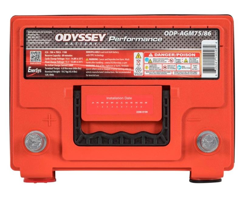 Odyssey Battery ODP-AGM75 86