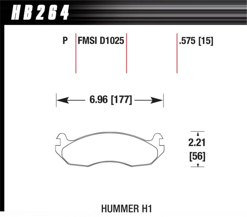 Hawk Performance HB264P.575