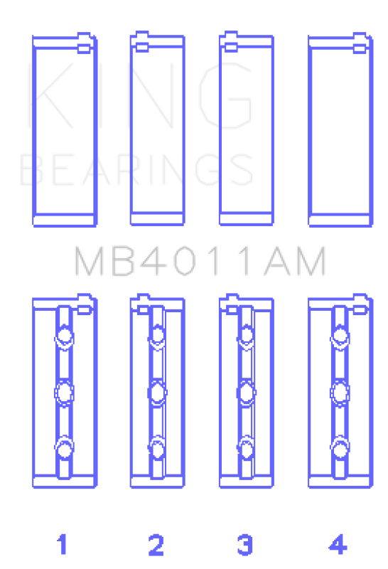 King Engine Bearings MB4011AM0.25