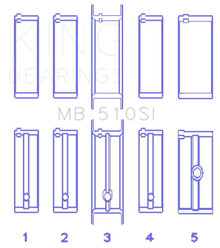 King Engine Bearings MB510SI