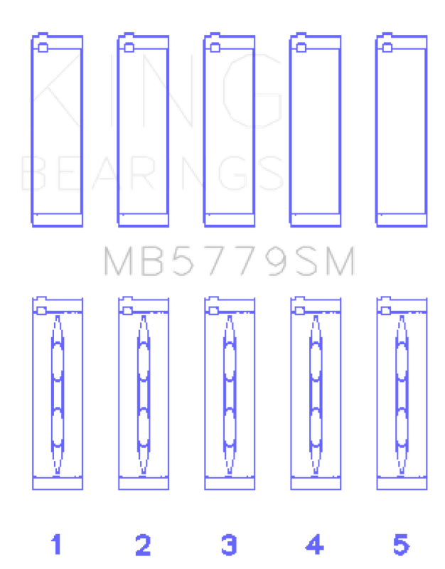 King Engine Bearings MB5779SM025