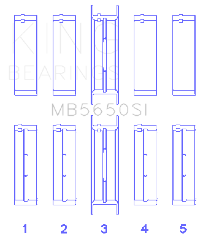 King Engine Bearings MB5650SI