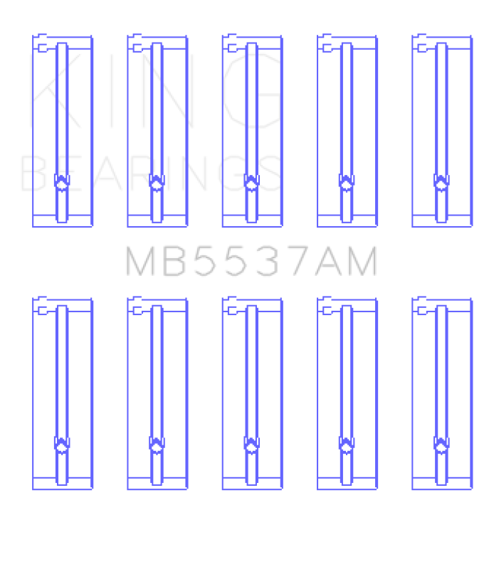 King Engine Bearings MB5537AM0.5