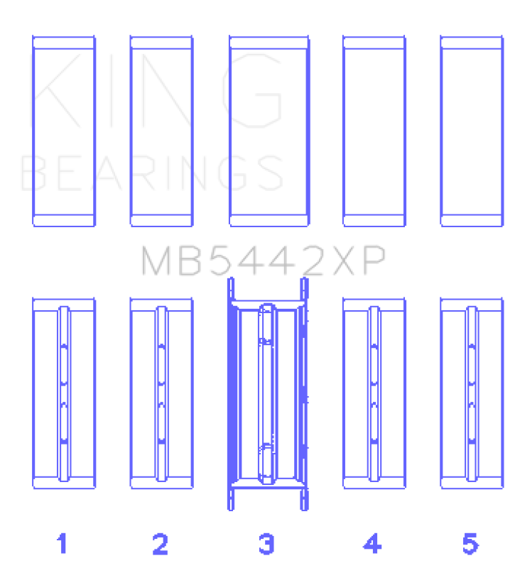 King Engine Bearings MB5442XP.026