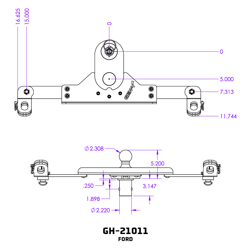 GEN-Y Hitch GH-21011