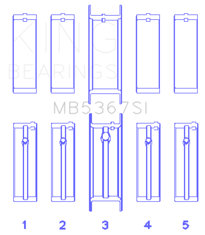 King Engine Bearings MB5367SI