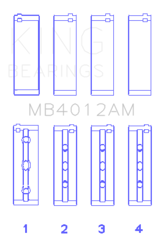 King Engine Bearings MB4012AM