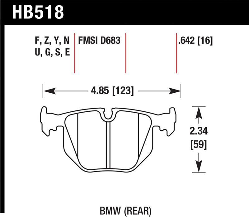 Hawk Performance HB518N.642