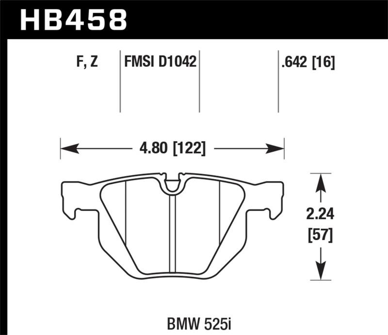 Hawk Performance HB458B.642