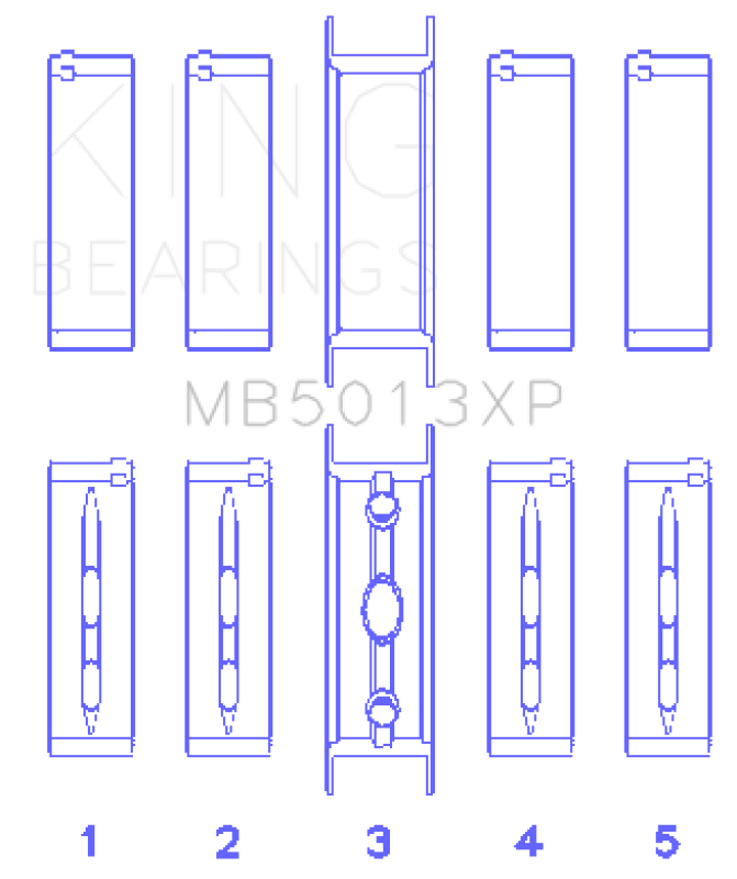King Engine Bearings MB5013XP020