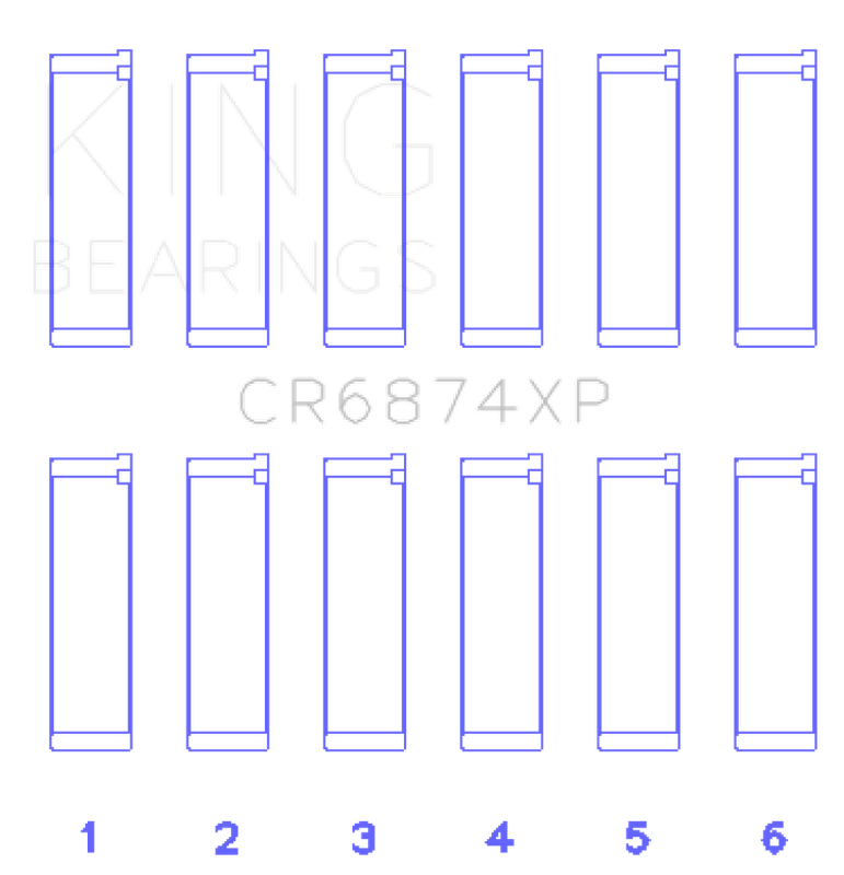 King Engine Bearings CR6874XPSTDX