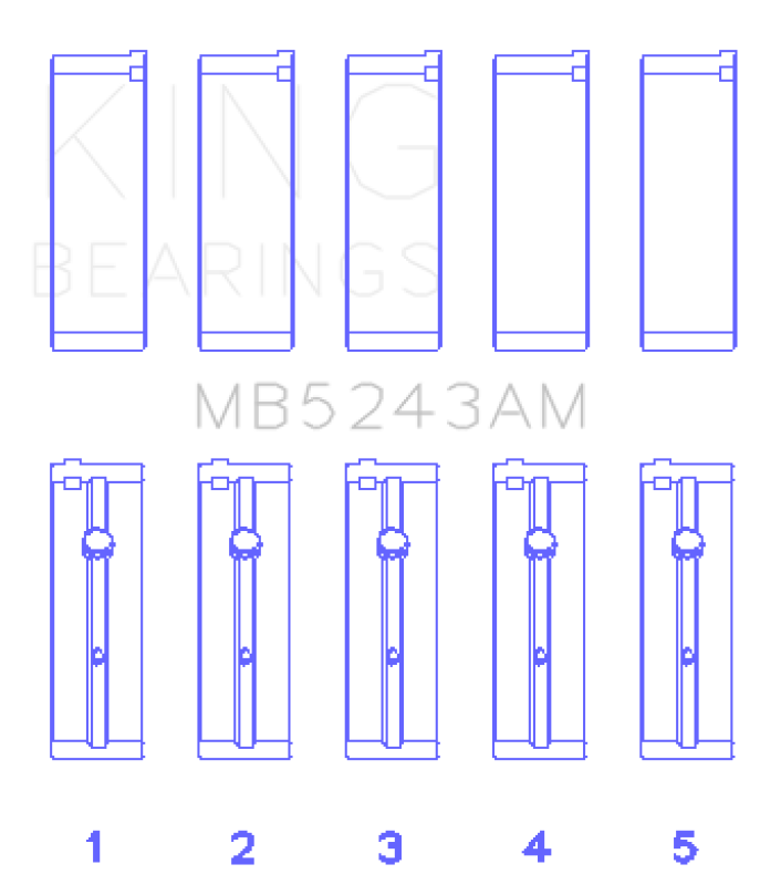 King Engine Bearings MB5243AM0.5