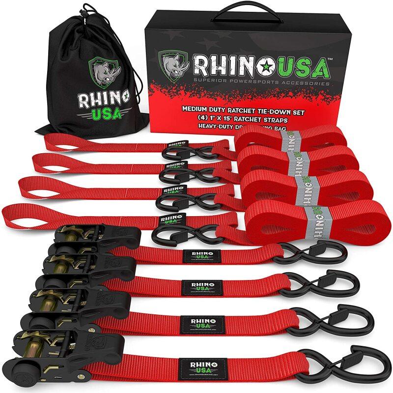Rhino USA RCHT-4PACK-RED