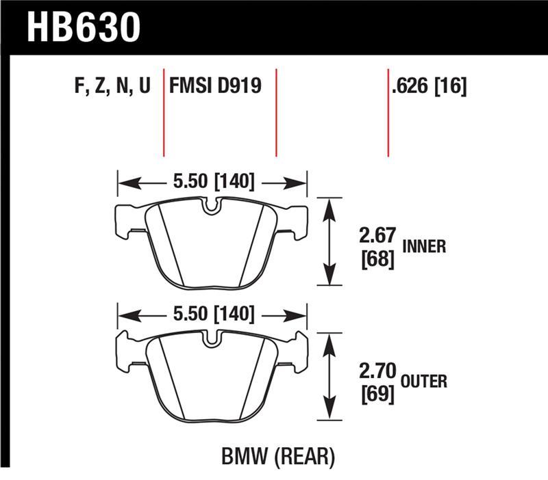 Hawk Performance HB630N.626