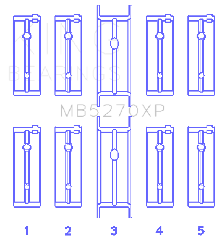 King Engine Bearings MB5270XP