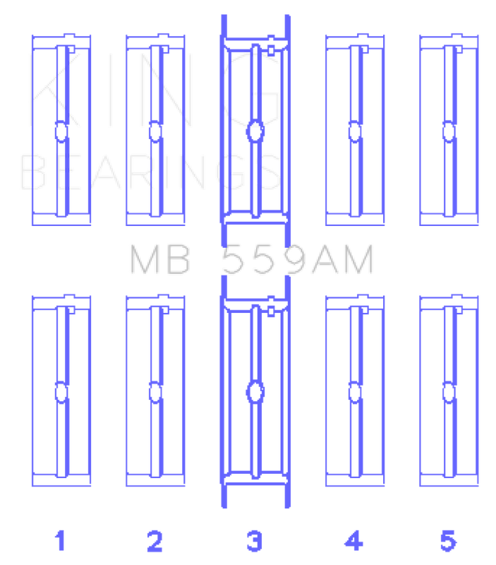King Engine Bearings MB559AM