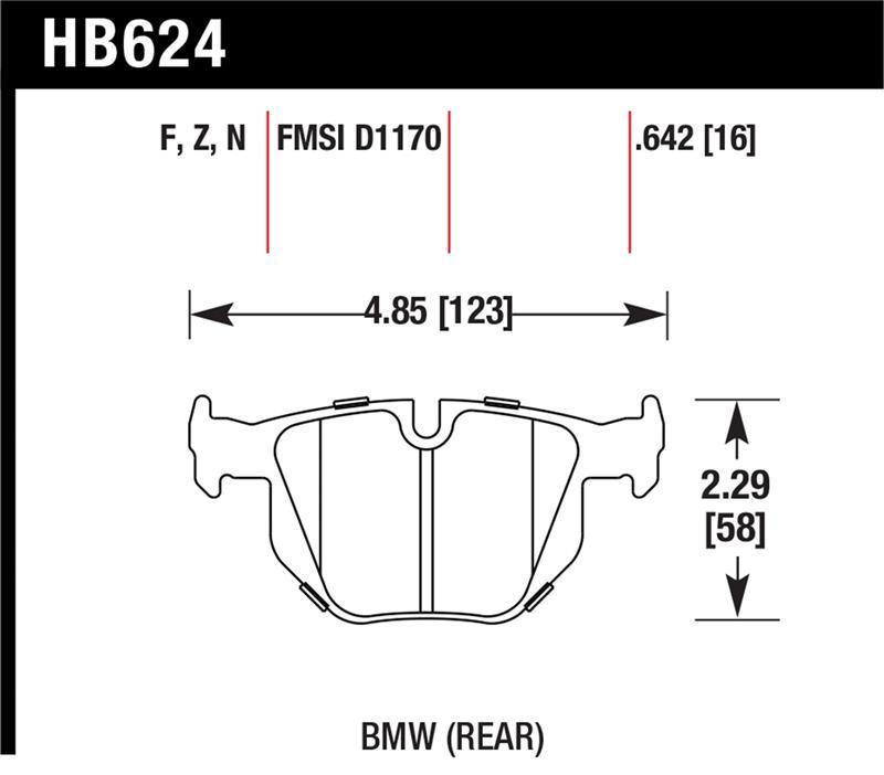 Hawk Performance HB624Z.642