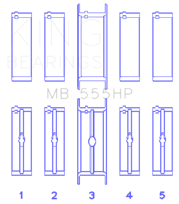 King Engine Bearings MB555HP