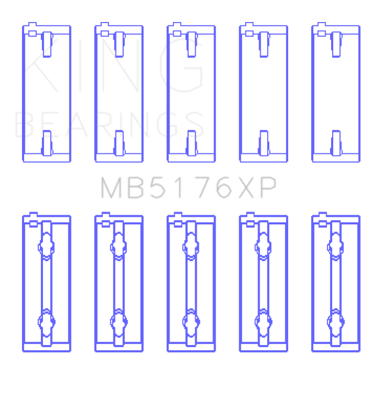 King Engine Bearings MB5176XP