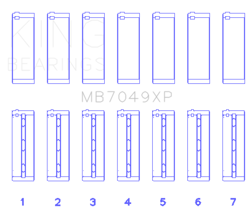 King Engine Bearings MB7049XP