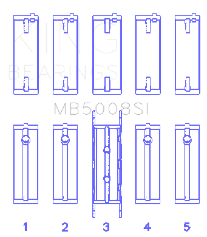 King Engine Bearings MB5008SI