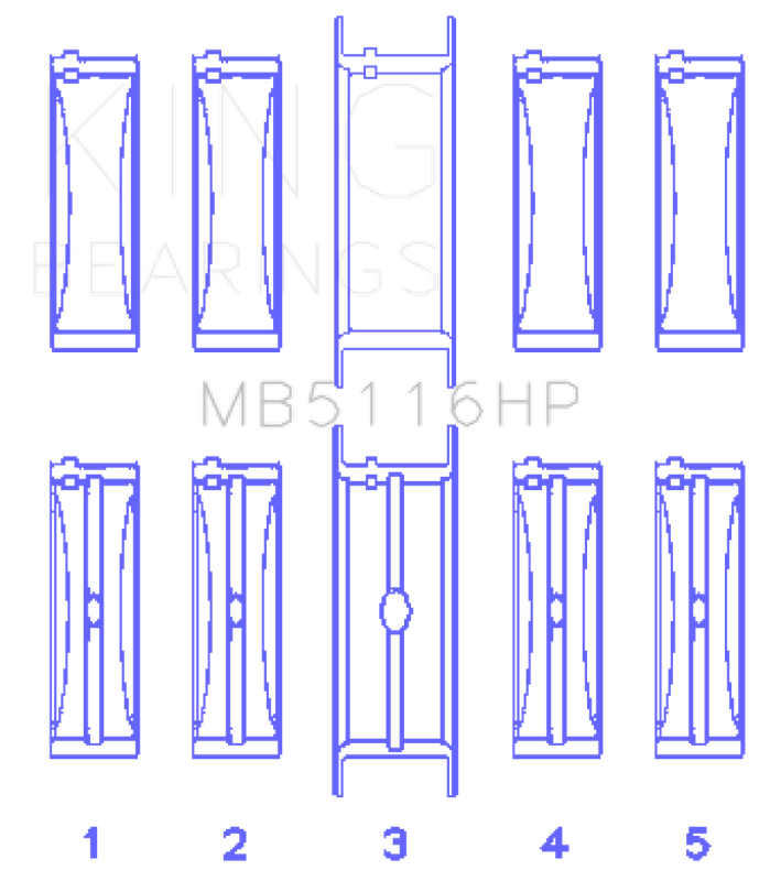 King Engine Bearings MB5116HP010