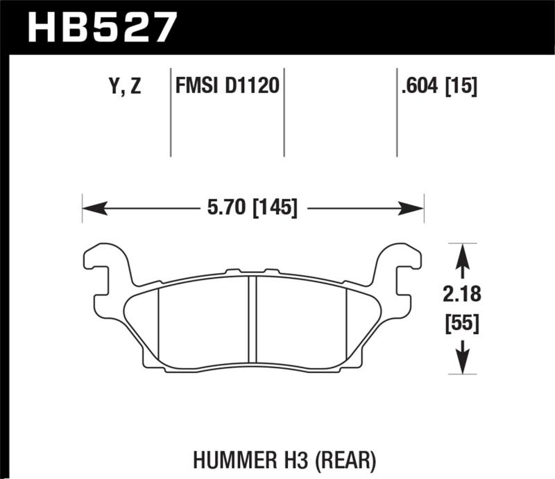Hawk Performance HB527Z.604