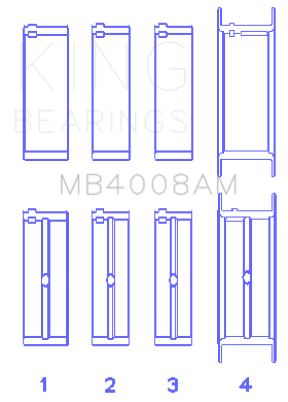 King Engine Bearings MB4008AM