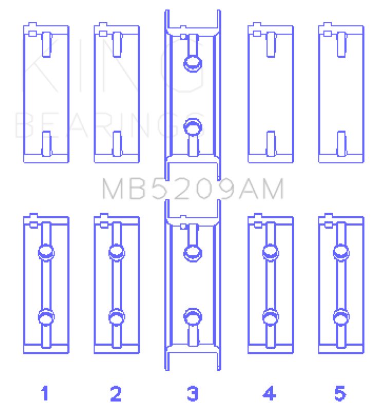 King Engine Bearings MB5209AM0.5
