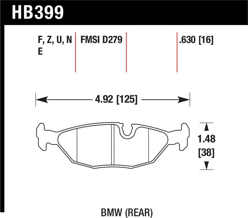 Hawk Performance HB399S.630