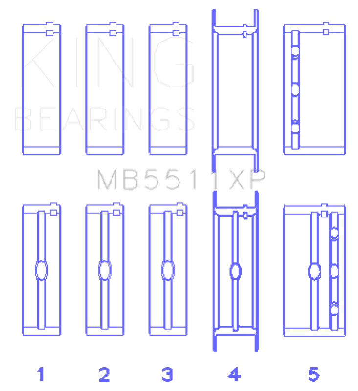 King Engine Bearings MB5511XP