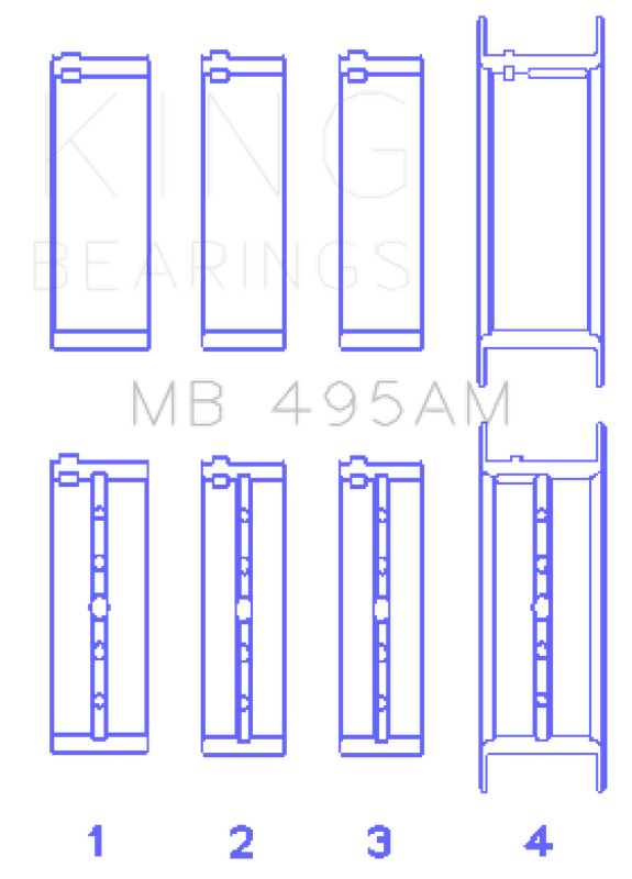 King Engine Bearings MB495AM