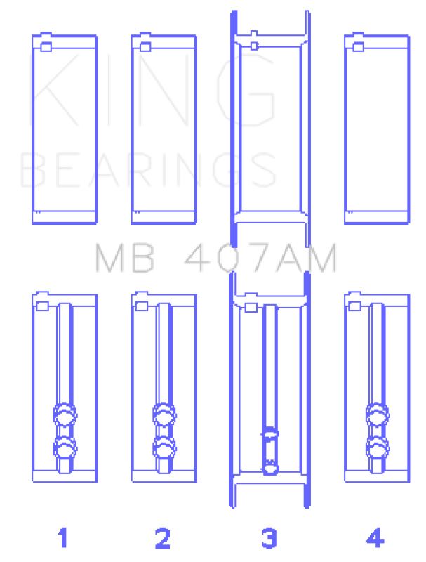 King Engine Bearings MB407AM010