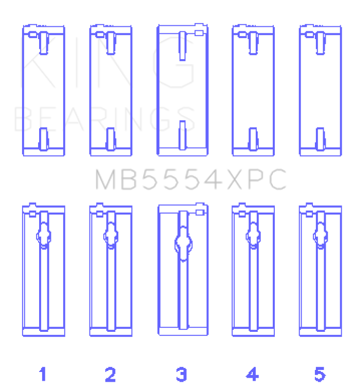 King Engine Bearings MB5554XPC
