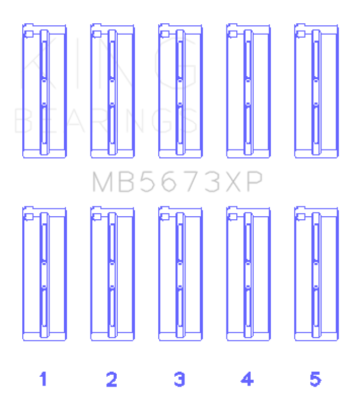King Engine Bearings MB5673XP