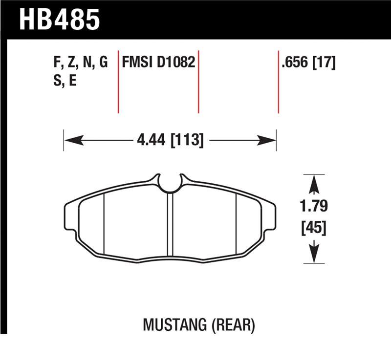 Hawk Performance HB485F.656