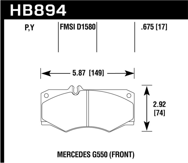 Hawk Performance HB894Y.675
