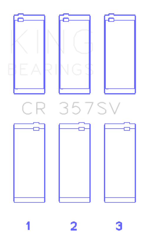 King Engine Bearings CR357SV0.25