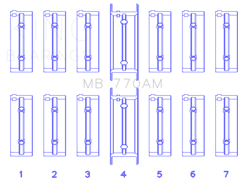 King Engine Bearings MB770AM