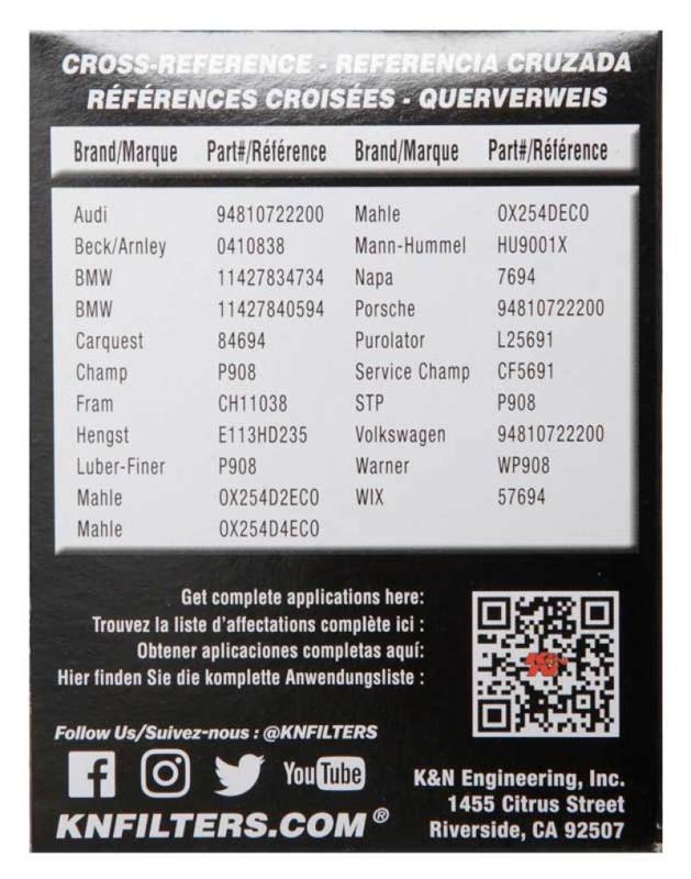 K&N Engineering HP-7032