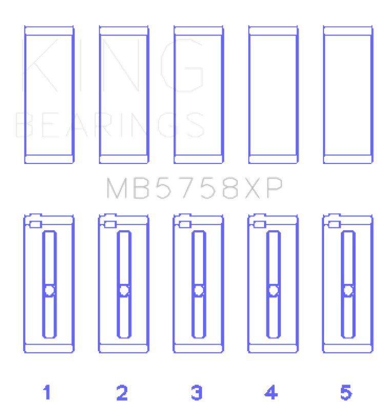 King Engine Bearings MB5758XP