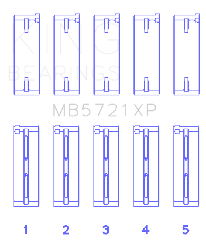 King Engine Bearings MB5721XP