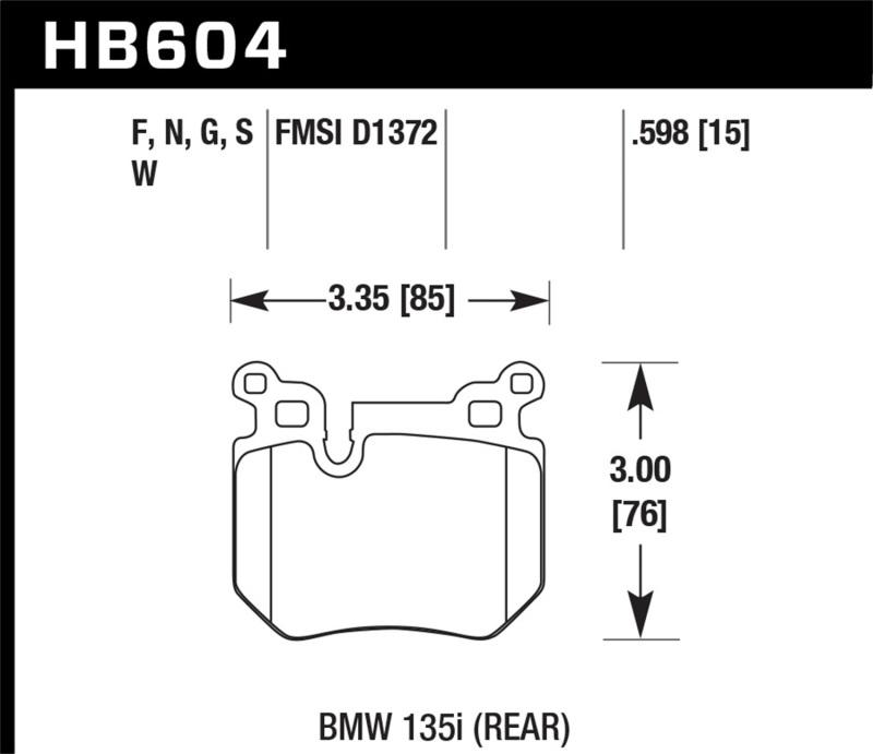 Hawk Performance HB604W.598