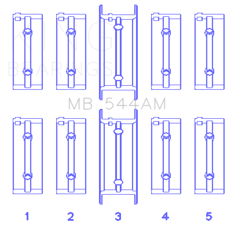 King Engine Bearings MB544AM