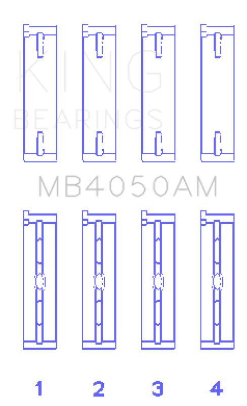 King Engine Bearings MB4050AM